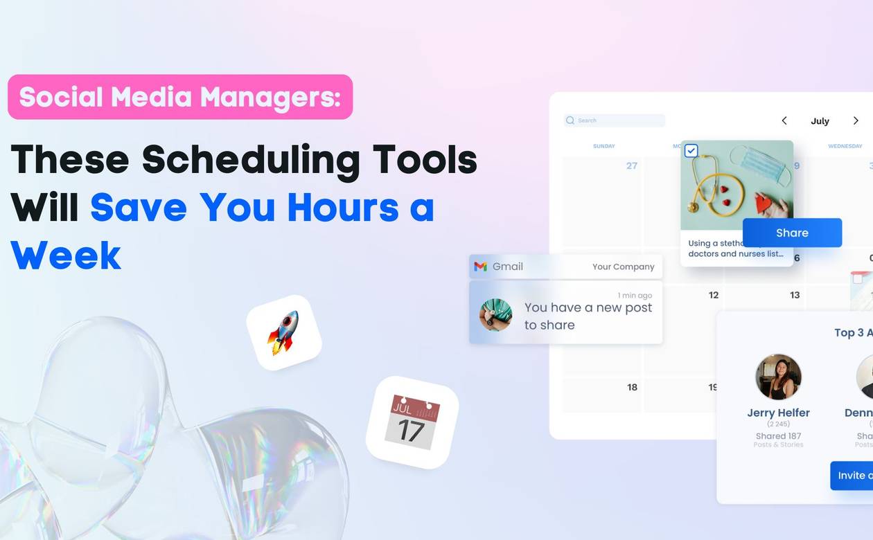 best scheduling app for social media managers​