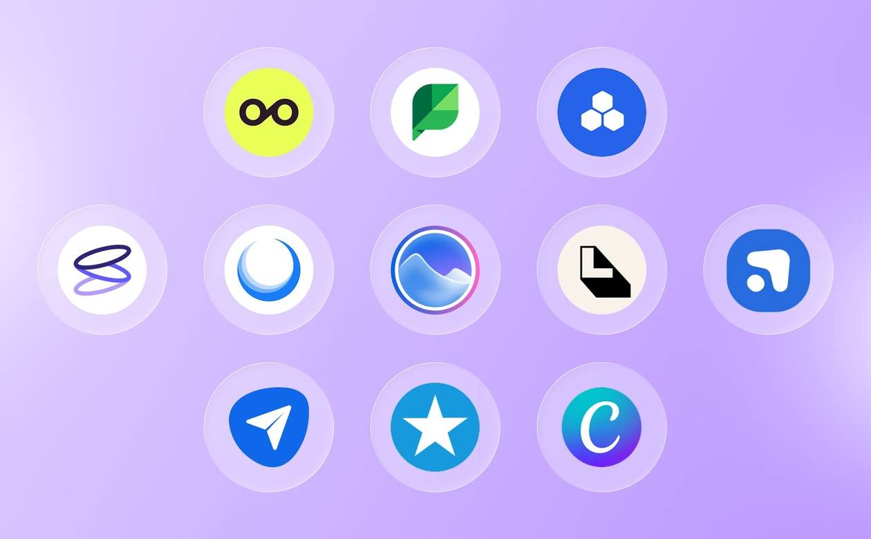An illustration showcasing top social media tools on the market.