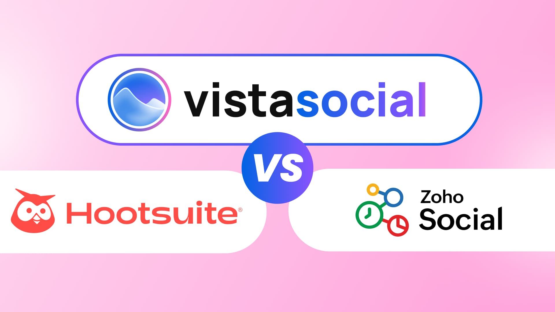 Zoho Social vs. Hootsuite vs. Vista Social: Which Tool Fits Your Team in 2026? Zoho Social vs. Hootsuite vs. Vista Social: Which Tool Fits Your Team in 2026?