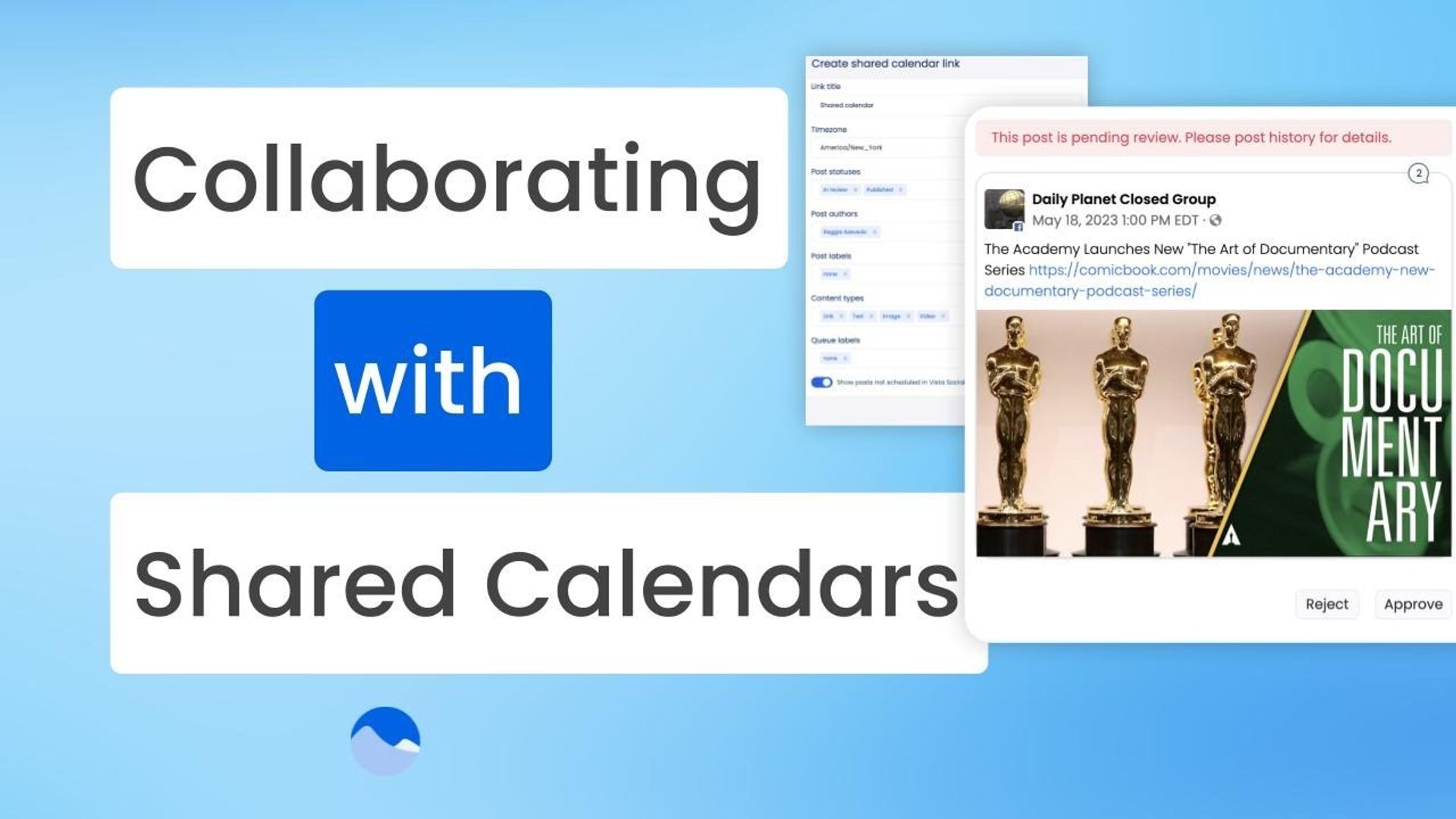 Collaborating on Posts with Vista Social’s Shared Calendar