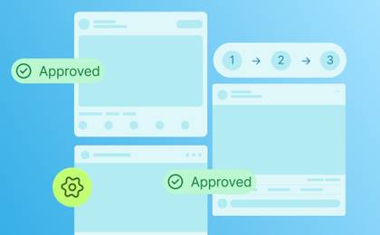 An illustration showcasing elements of a social media SOP.