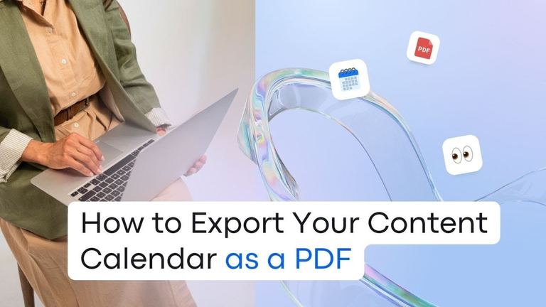 How to Export Your Content Calendar as a PDF - Vista Social