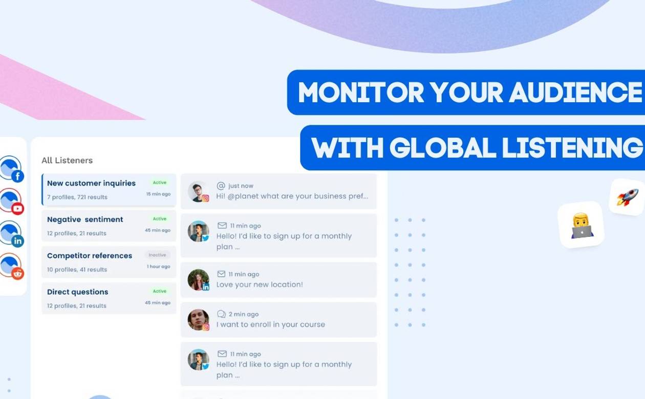 Monitor your audience with Global Listening