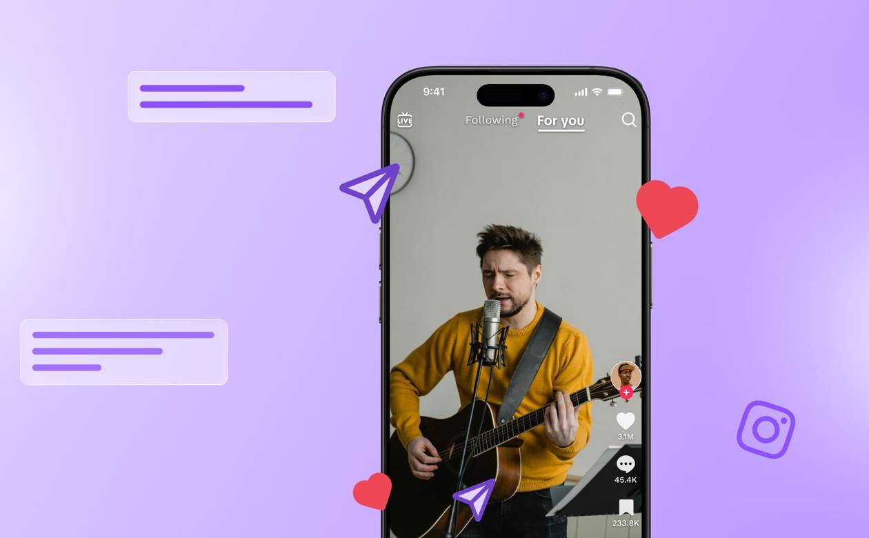 An illustration of an Instagram Reel with an engaging cover thumbnail.