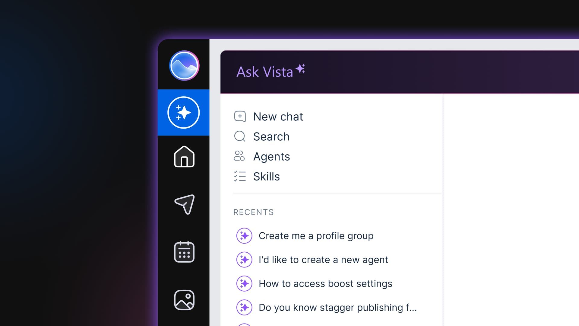Make Ask Vista Your Homepage: Conversational AI for Social Media Make Ask Vista Your Homepage: Conversational AI for Social Media