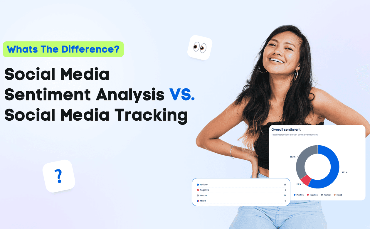 social media sentiment analysis vs social media tracking