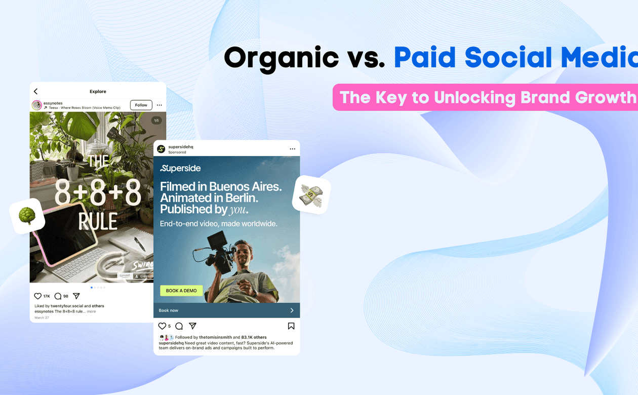 Organic vs Paid Social Media The key to unlocking brand growth