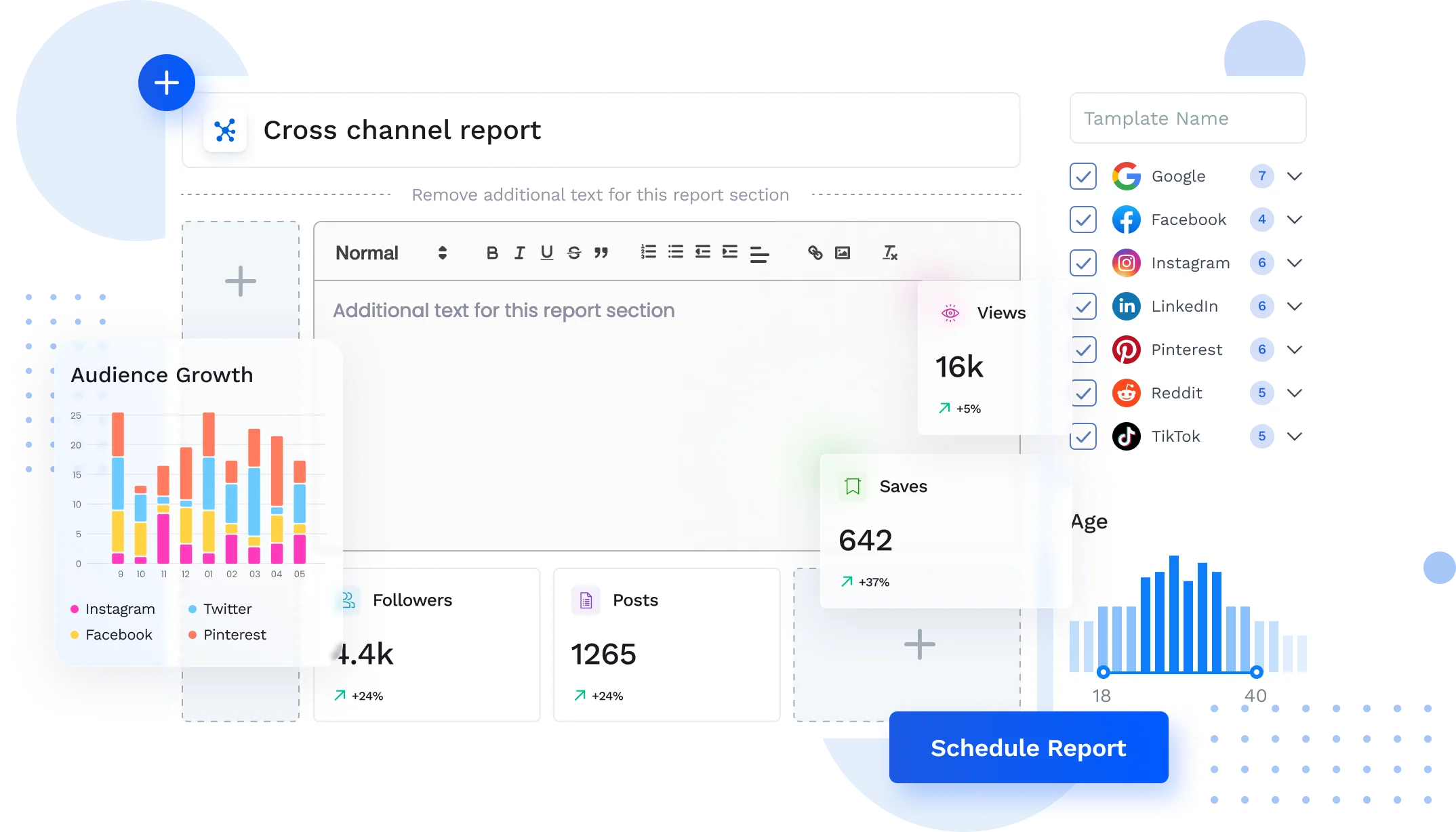 One dashboard for your social media Analytics and Reporting