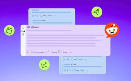 An illustration showing use cases for Reddit marketing tools.