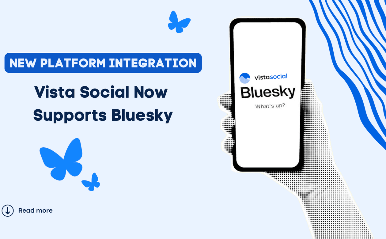 Vista Social Supports Bluesky Social