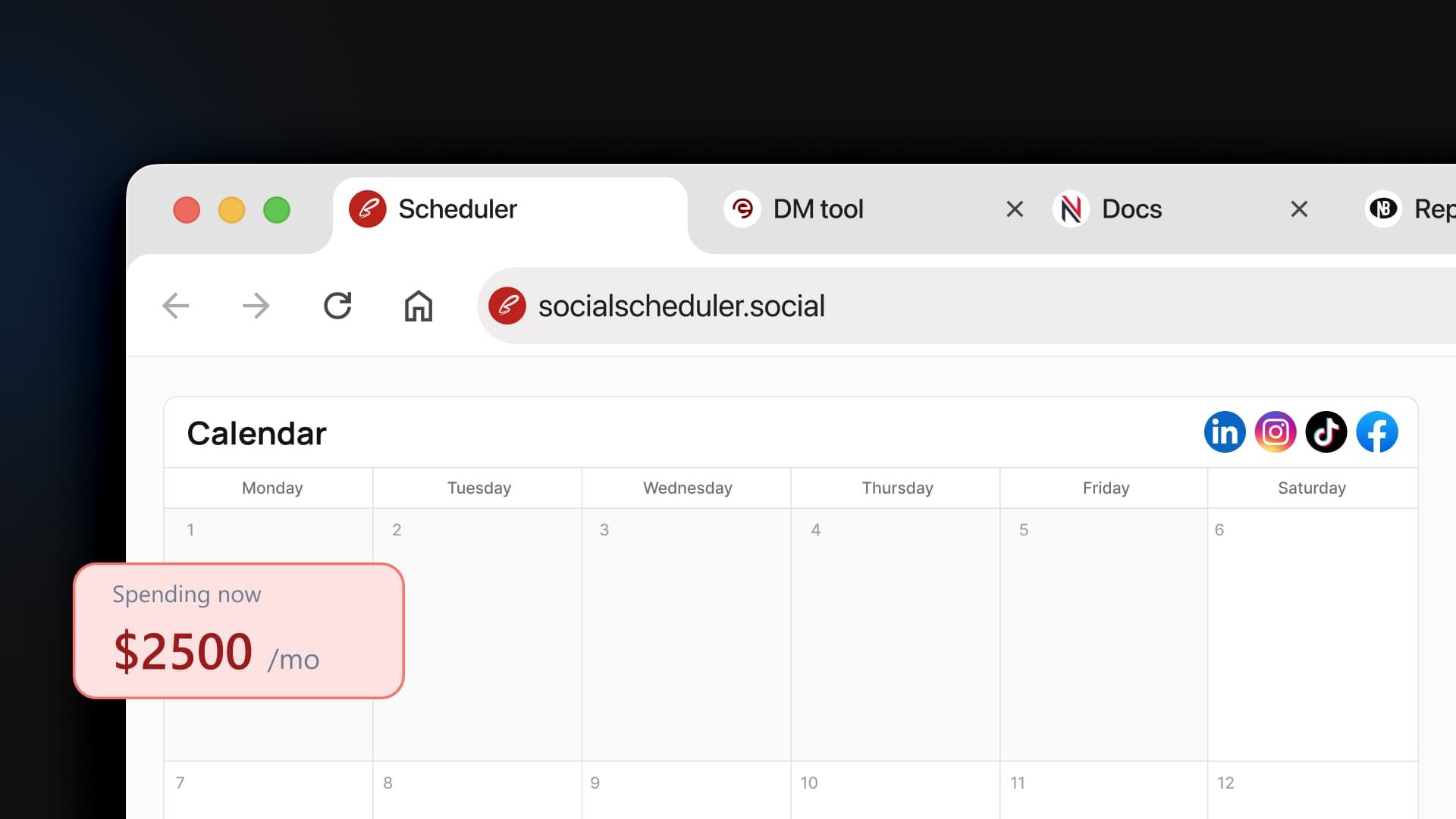 The Five-Tool Social Stack and What It Costs You Per Week