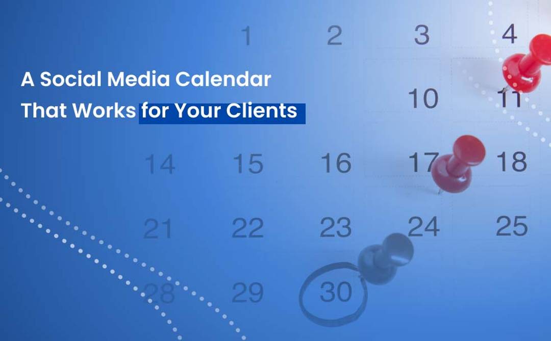 Social media calendar