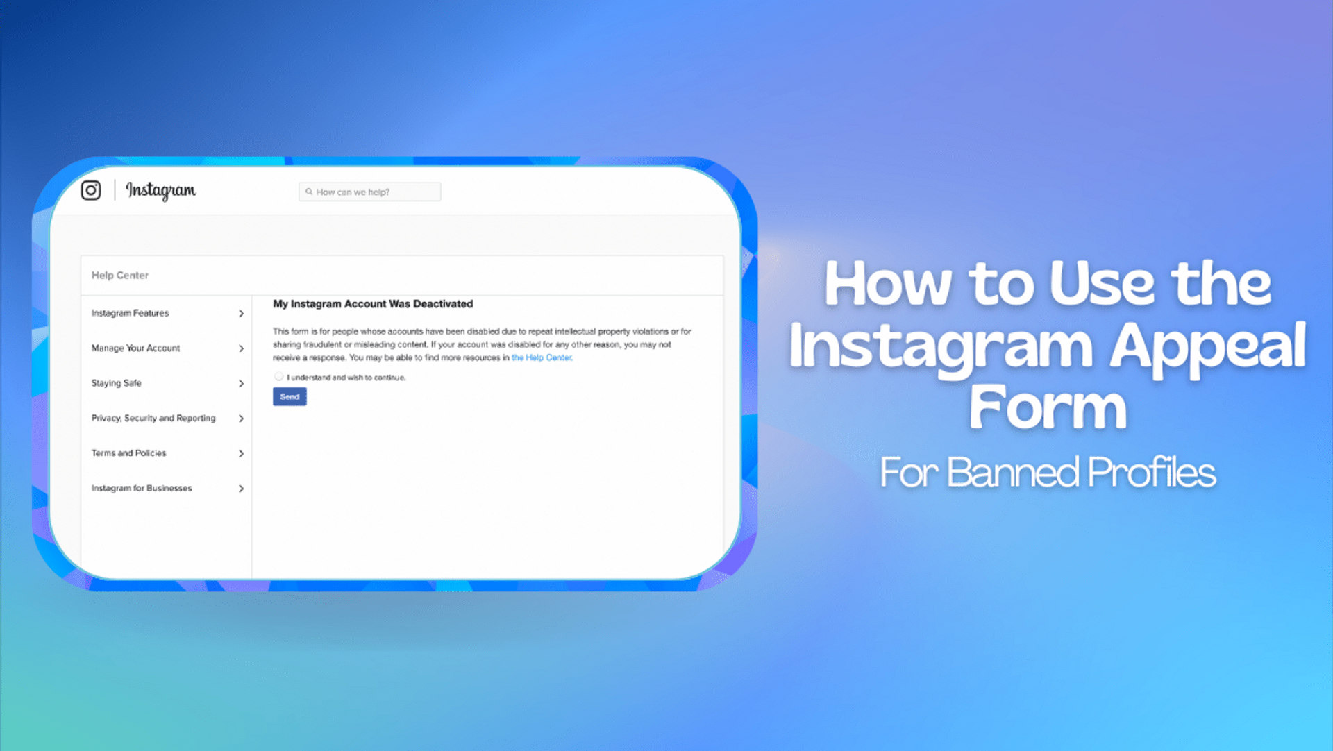 How to Use the Instagram Appeal Form for Banned Profiles How to Use the Instagram Appeal Form for Banned Profiles