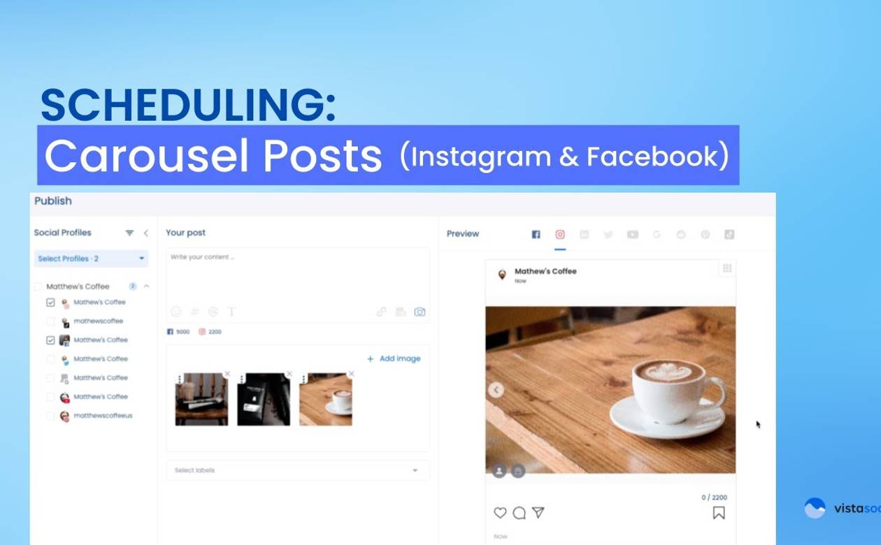 Scheduling Carousel Posts to Instagram and Facebook