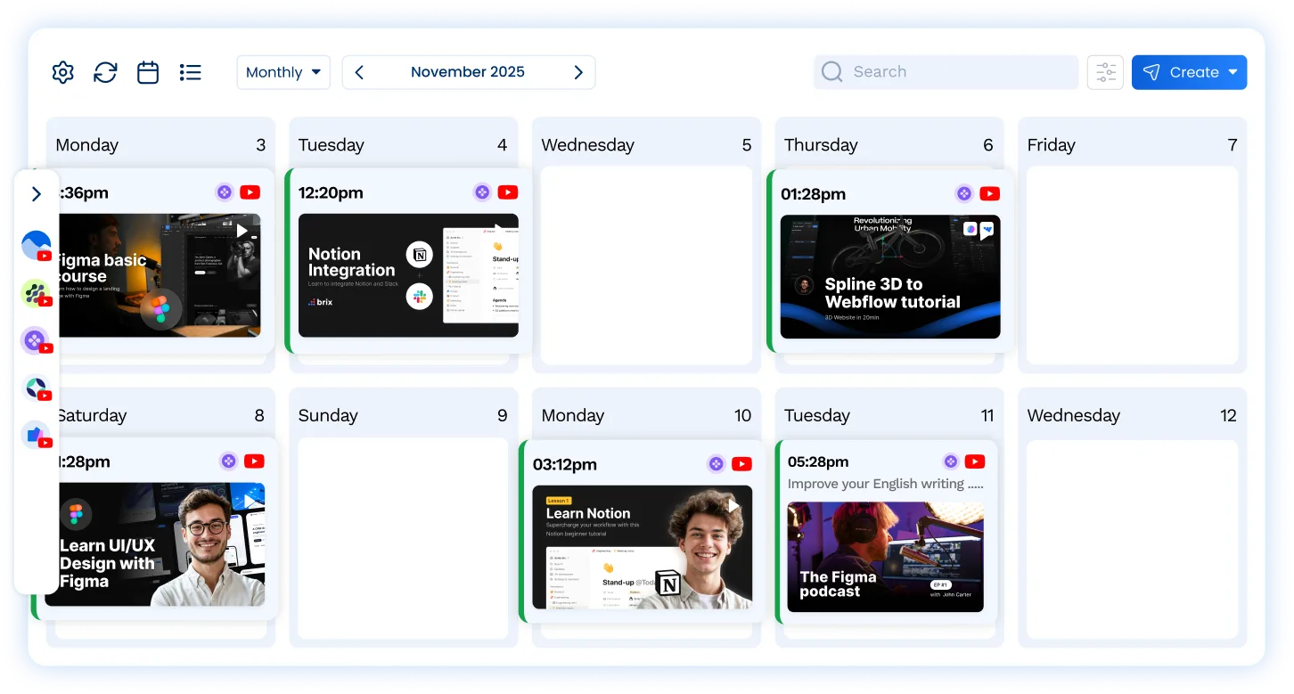 Simple YouTube strategy management