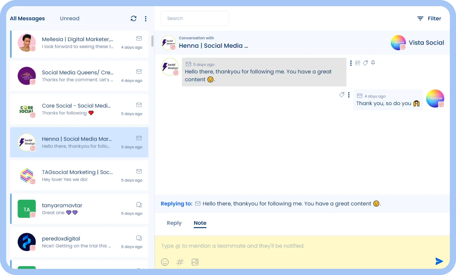 Efficiently Manage Followers & Messages as a Team