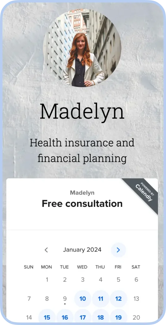 Vista page example template