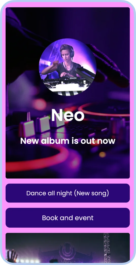 Vista page example template