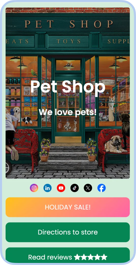 Vista page example template