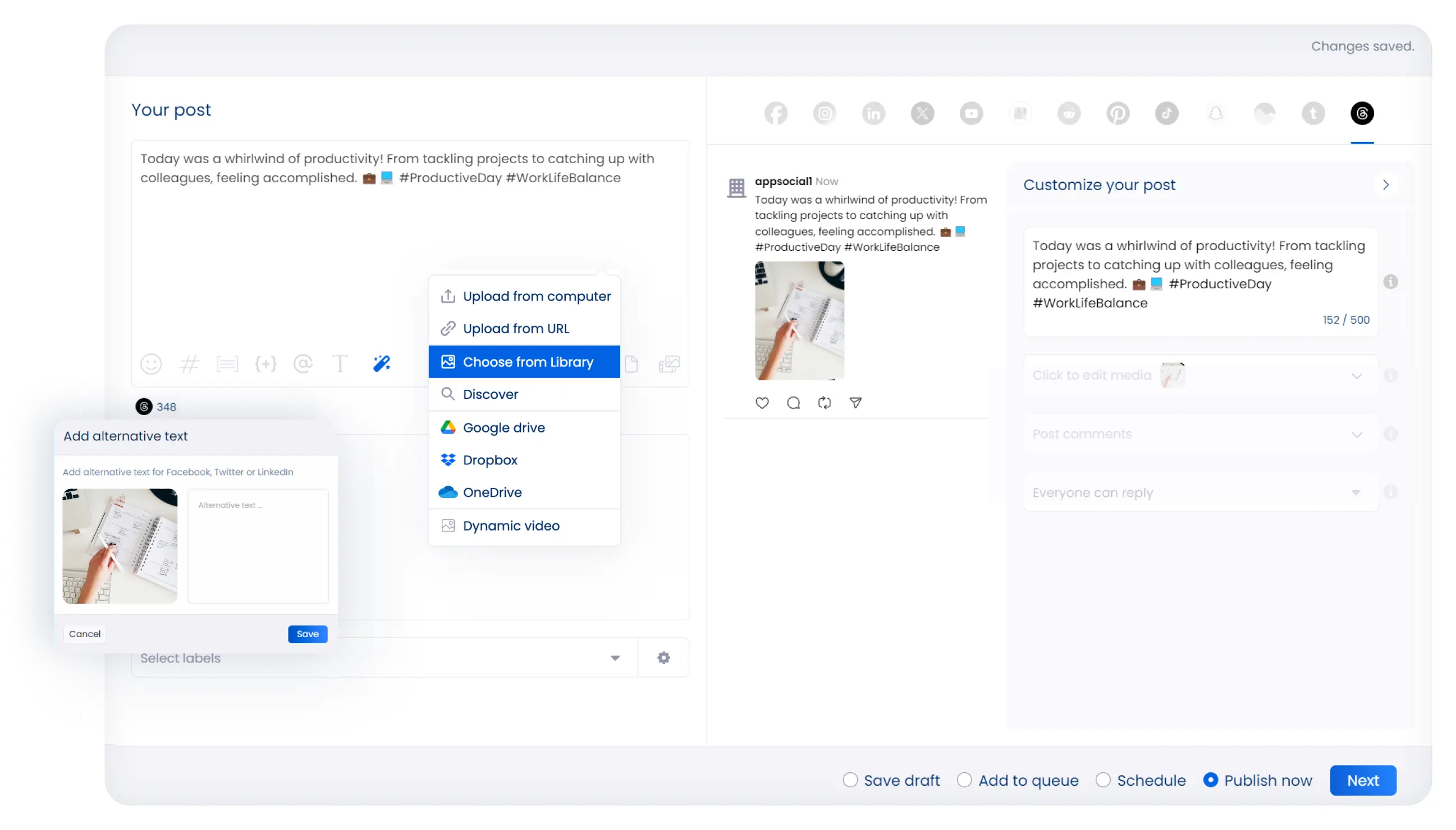 Manage your Threads campaigns all in one unified platform